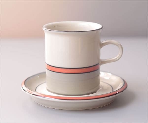 ARABIA アラビア aslak カップ&ソーサー 7.5cm高 アスラク 北欧食器 フィンランド ヴィンテージ アンティーク_260417