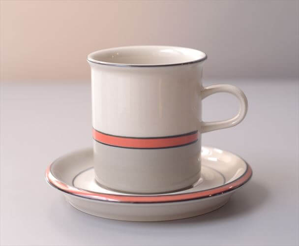 ARABIA アラビア aslak カップ&ソーサー 7.5cm高 アスラク 北欧食器 フィンランド ヴィンテージ アンティーク_260417