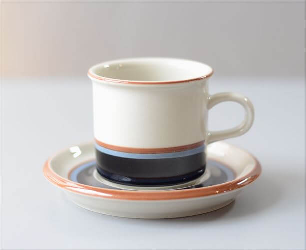 ARABIA アラビア Taika カップ&ソーサー タイカ 北欧食器 フィンランド ヴィンテージ アンティーク_260422