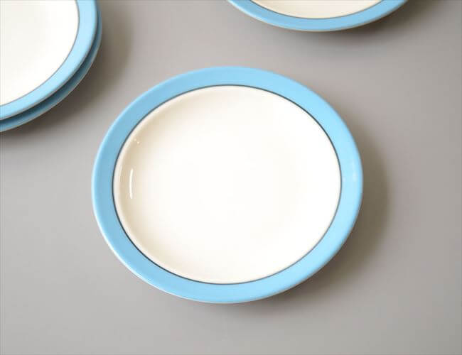 ARABIA アラビア Harlekin Turquoise 17cm プレート お皿 ハレキン Inkeri Leivo 北欧食器 フィンランド ヴィンテージ _260617