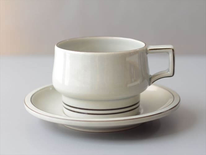デンマーク製 クイストゴー columbia ティーカップ＆ソーサー コロンビア B&G J.H.Quistgaard 北欧ヴィンテージ _260703