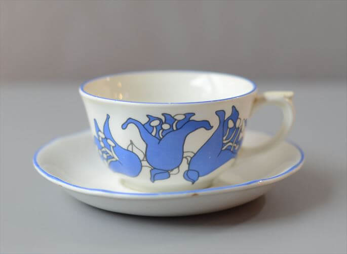 1960～70年代 ARABIA アラビア Lilja カップ＆ソーサー リリヤ Laila Hakala 北欧 食器 フィンランド 陶器 ヴィンテージ_260729