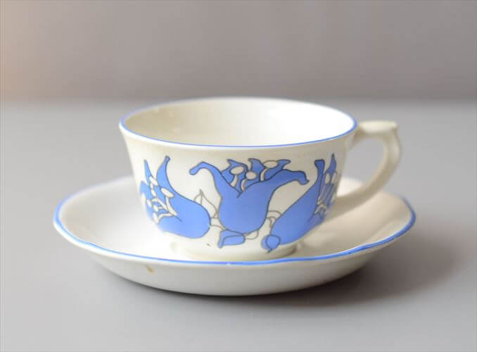 1960～70年代 ARABIA アラビア Lilja カップ＆ソーサー リリヤ Laila Hakala 北欧 食器 フィンランド 陶器 ヴィンテージ_260729