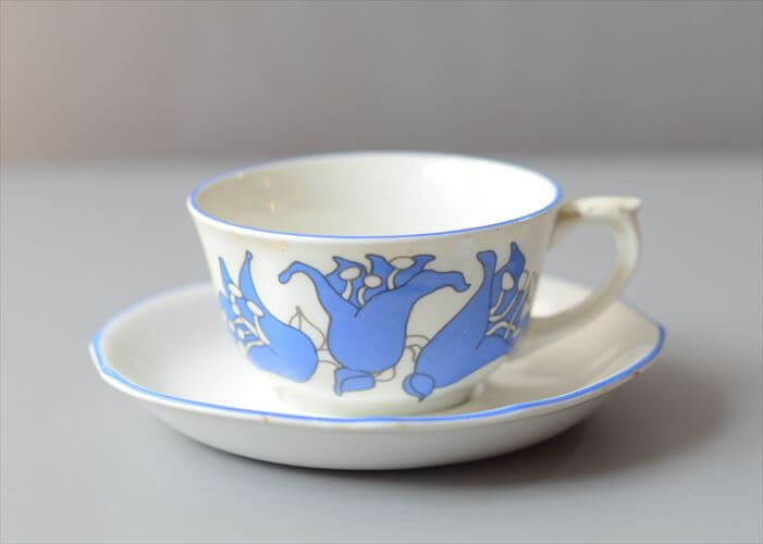 1960～70年代 ARABIA アラビア Lilja カップ＆ソーサー リリヤ Laila Hakala 北欧 食器 フィンランド 陶器 ヴィンテージ_260729