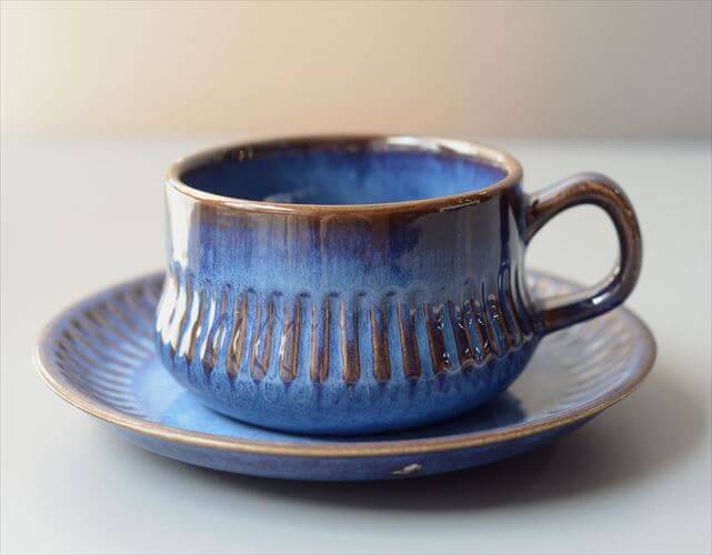 スウェーデン製 Upsala Ekeby Gefle Kosmos カップ＆ソーサー ゲフレ コスモス Berit Ternell 北欧食器 磁器 陶器_260831