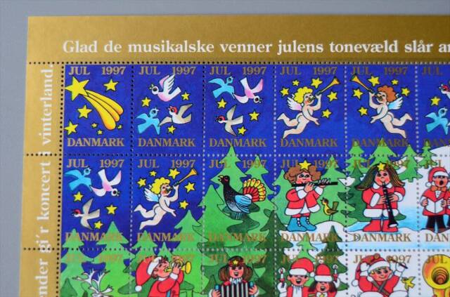 デッドストック デンマーク 1997年 かわいいクリスマスシール 1