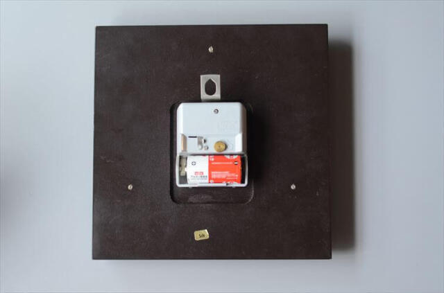 ドイツ製 ZentRa 真鍮ｘチーク色ウッド 壁時計 ブラス 壁掛け クロック ミッドセンチュリー ヴィンテージ アンティーク