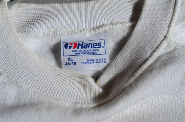 USA製 90年代 かわいい砂漠と国旗の両面プリント スウェット XL HANESボディ ミリタリー 古着 ヴィンテージ