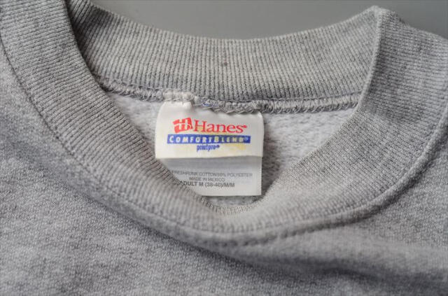 USA古着 かわいいイルカのカレッジスウェット M HANESボディ ユニセックス レディース古着 ヴィンテージ