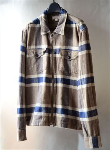 WALLACE & BARNES by J.Crew ジップネルシャツ M メンズ ウォレスアンドバーンズ Jクルー USA古着