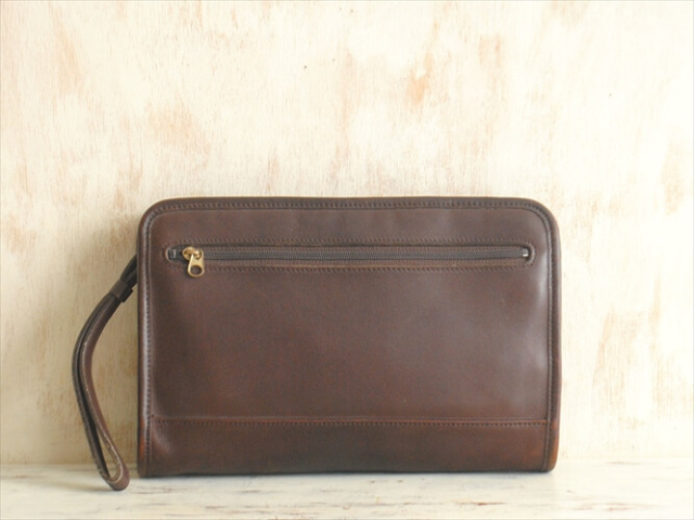 Coach オールドコーチ 本革レザー クラッチバッグ ブラウン 茶色 セカンドバッグ メンズ レディース