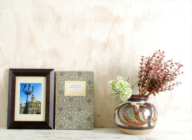 デンマーク製 Soholm ハンドメイド 陶器の花瓶 北欧雑貨 北欧花器 スーホルム 一輪挿し フラワーベース アンティーク 0723