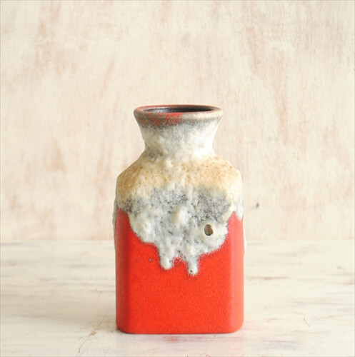 後払い手数料無料 21 ヨーロッパヴィンテージ Strehla 花器 花瓶 Lava Fat 花瓶 Socialmotors Uk