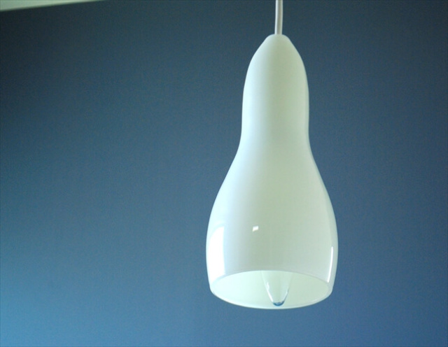 デンマーク製 Holmegaard Gry ペンダントライト ガラス 北欧 ランプ 照明 ヴィンテージ ホルムガード アンティーク 2523