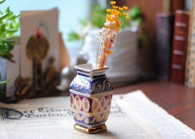 フィンランド製 Atelje Nordqvist 小さな一輪挿し 北欧 花器 花瓶 フラワーベース ミッドセンチュリー期 アンティーク