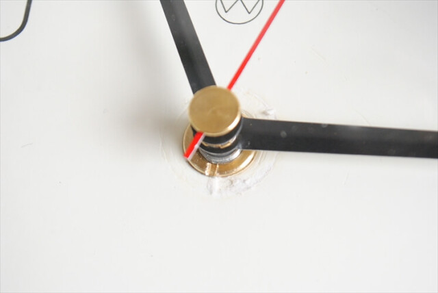 ドイツ製 バスケット型 陶器の壁時計 新品クウォーツ交換済 電池式 壁掛け時計 セラミック キッチンクロック アンティーク