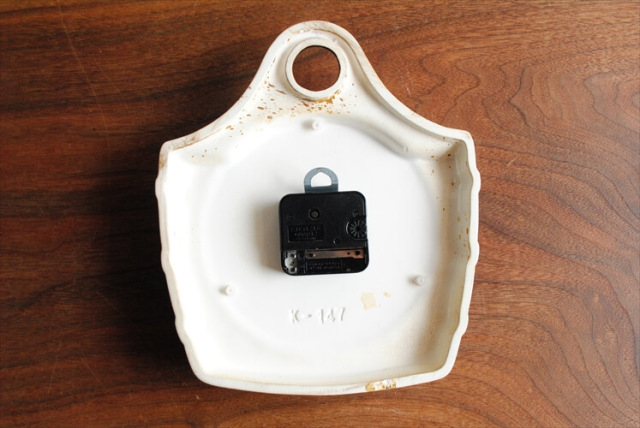 ☆希少　美品　ドレスデン　ドイツ製　陶器置時計　電池式　美しい　置物　動作確認済 ドイツ製 KIENZLE 陶器フレーム 壁時計 電池式 キンツレー