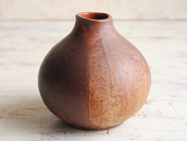 ドイツから ヴィンテージ 小ぶりな陶器の花瓶 花器 Art pottery フラワーポット 一輪挿し フラワーベース ミッドセンチュリー_230712