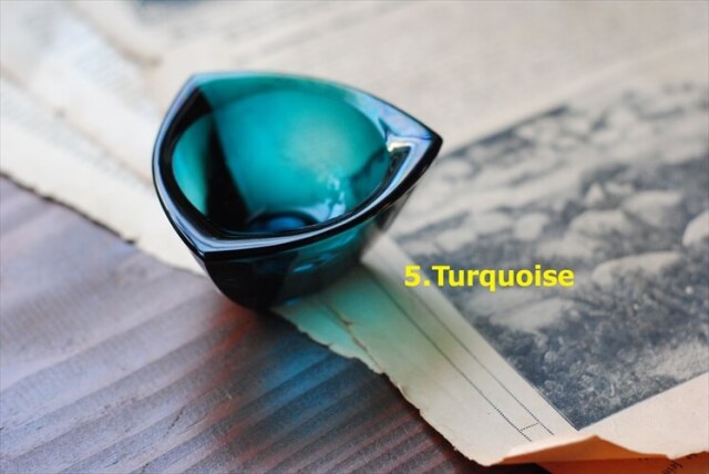 フィンランド製 NUUTAJARVI Bulles Eye ガラス トレー ボウル Kaj Franck カイ・フランク ヌータヤルヴィ 北欧 ガラス アンティーク