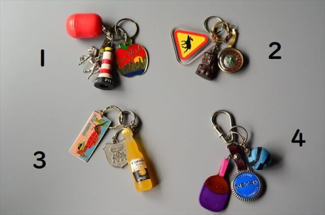 ヨーロッパから ヴィンテージキーホルダー 3個セット Vintage keychain 