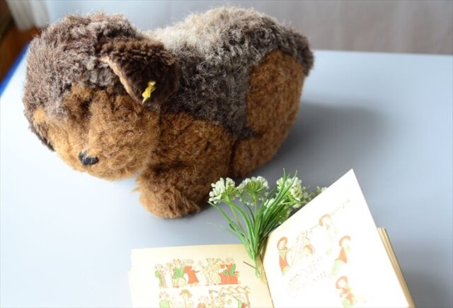 アンティーク ヴィンテージ テリア ぬいぐるみ 犬 ベア ドイツ ドイツ製 Steiff Junior Lumpi テリア ドッグ 仔犬 イヌ Dog
