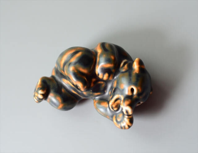 Royal Copenhagen 陶器 くまのオブジェ Knud Kyhn ロイコペ