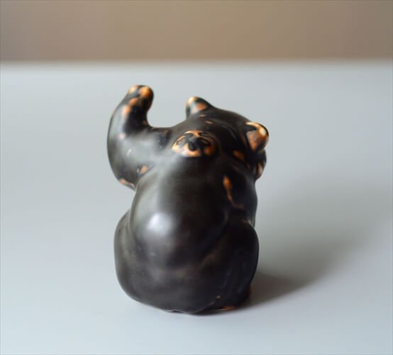Royal Copenhagen 陶器 くまのオブジェ Knud Kyhn ロイコペ ロイヤルコペンハーゲン ディスプレイ 北欧 ヴィンテージ_240627