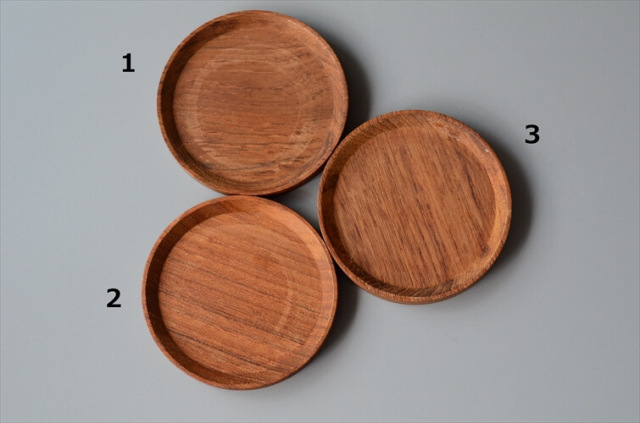 デンマーク製チークプレート② 淡く 北欧vintage 