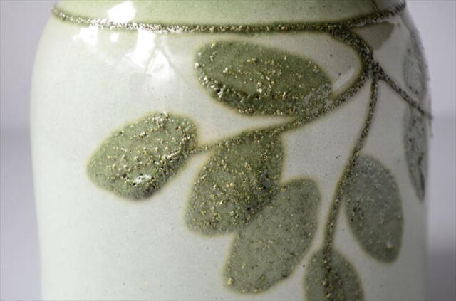 東ドイツ製 ヴィンテージ Strehla 陶器の花瓶 Fat lava 花器