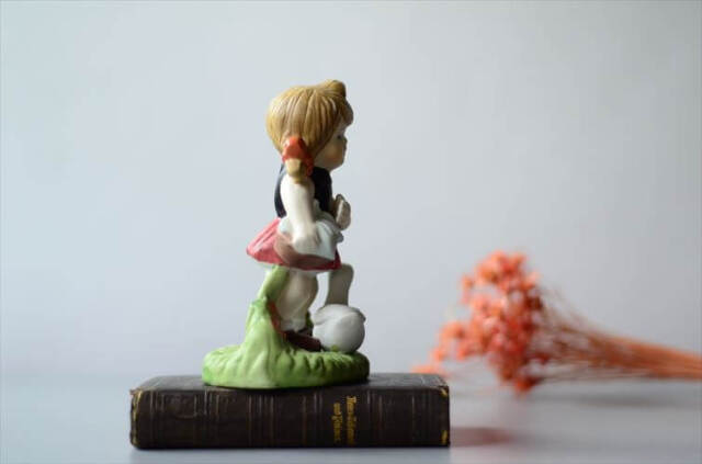 フンメル人形  GirI アンティーク アヒル　うさぎ フンメル人形 Goose GirI アンティーク アヒル うさぎ