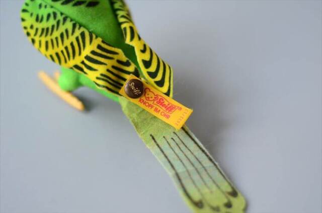 Steiff - シュタイフ★Hansi Parakeet ID&#39;s完品★セキセイインコのハンジー シュタイフ☆Hansi Parakeet ID's完品☆セキセイインコの