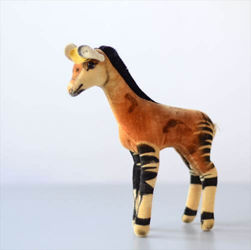 1960年代 ドイツ製 Steiff Okapi オカピ 14cm規格 シュタイフ