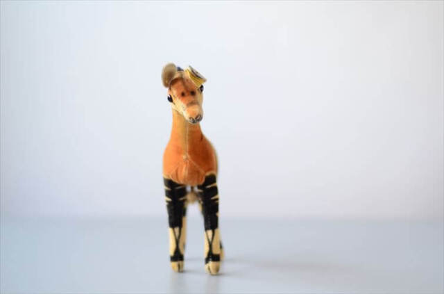 1960年代 ドイツ製 Steiff Okapi オカピ 14cm規格 シュタイフ ぬいぐるみ ドール フィギュア アンティーク ヴィンテージ