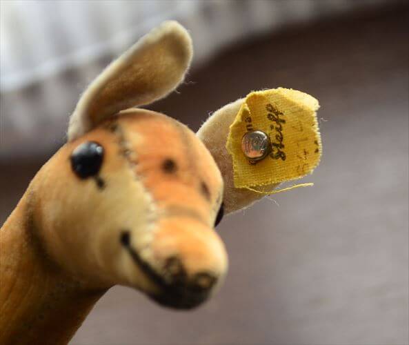 1960年代 ドイツ製 Steiff Okapi オカピ 14cm規格 シュタイフ ぬいぐるみ ドール フィギュア アンティーク ヴィンテージ
