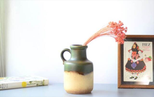 西ドイツ製 ヴィンテージ Scheurich Fat Lava Vase 花瓶 花器 ファットラバー ミッドセンチュリー期 フラワーベース アンティーク