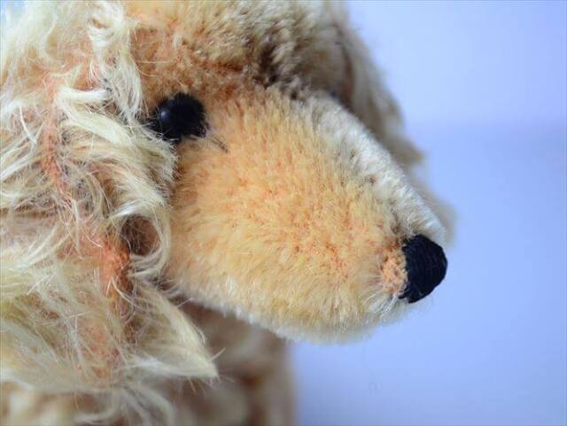 1949-80年代 ドイツ製 Steiff イヌ Dachshund Waldi ぬいぐるみ ドール フィギュア アンティーク ヴィンテージ_250206