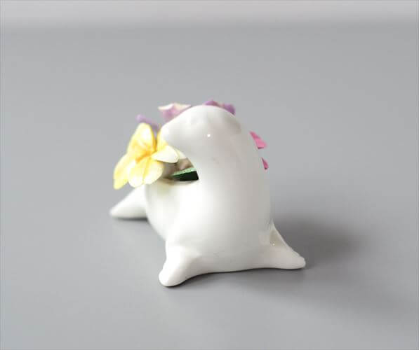イギリス製 CROWN STAFFORDSHIRE アシカ フィギュア オブジェ