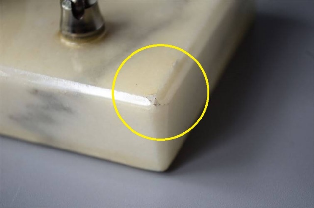 ドイツから オオカミが座るペン立て フィギュア オブジェ 置物 陶器 ヴィンテージ アンティーク_250219