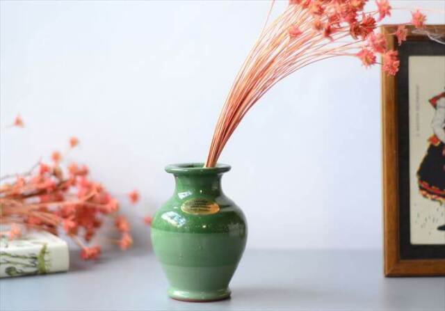 東ドイツ製 ヴィンテージ Topferhof Keramik 花瓶 花器 ファットラバー ミッドセンチュリー期 フラワーベース アンティーク