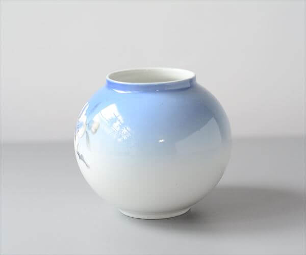 1960年代頃 デンマーク製 LYNGBY ヴィンテージ 陶器の花瓶 リンビー Copenhagen 花器 一輪挿し フラワーベース_240319