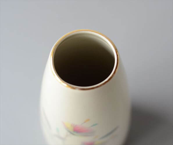 ドイツ製 Royal Porzellan Bavaria KM ヴィンテージ 陶器の花瓶 ハンドメイド 花器 一輪挿し フラワーベース_240319