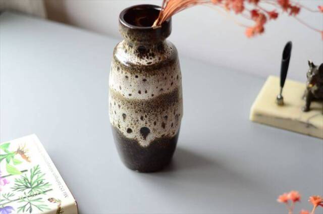 ドイツ製 ヴィンテージ Scheurich Fat Lava Vase 花瓶 花器