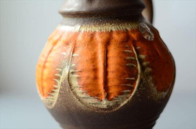 ドイツ製 ヴィンテージ Uebelacker Keramik Fat Lava Vase 花瓶 花器 ファットラバー ミッドセンチュリー フラワーベース アンティーク