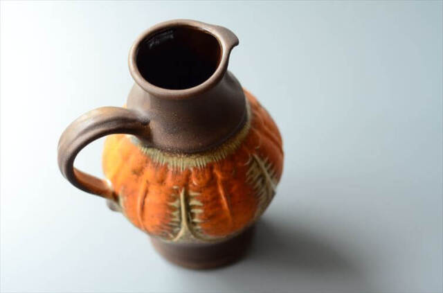 ドイツ製 ヴィンテージ Uebelacker Keramik Fat Lava Vase 花瓶 花器 ファットラバー ミッドセンチュリー フラワーベース アンティーク