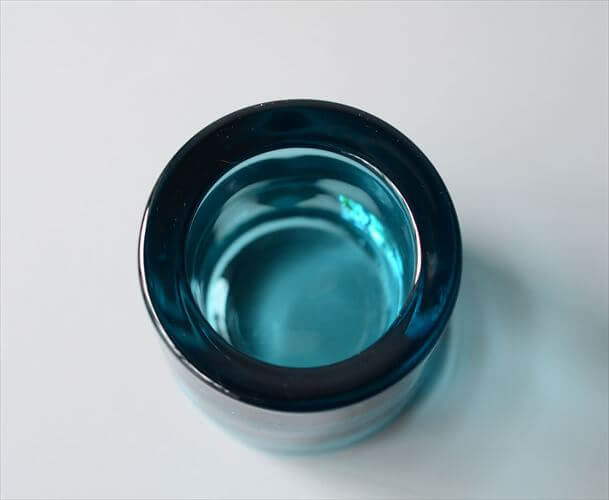 iitala marimekko KIVI シーブルー ガラスキャンドルホルダー イッタラ KIVI キャンドルホルダー／シーブルー｜北欧モダン