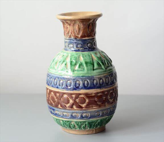 ドイツ製 ヴィンテージ Bay Keramik Vase 花瓶 花器 ファット