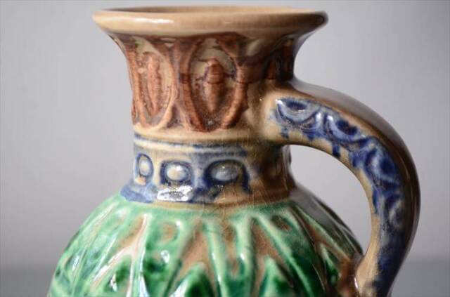 ドイツ製 ヴィンテージ Bay Keramik Vase 花瓶 花器 ファットラバー ミッドセンチュリー フラワーベース アンティーク_250424