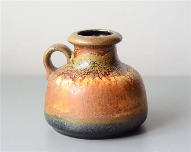 ドイツ製 ヴィンテージ Scheurich Fat Lava Vase 花瓶 花器 ファット