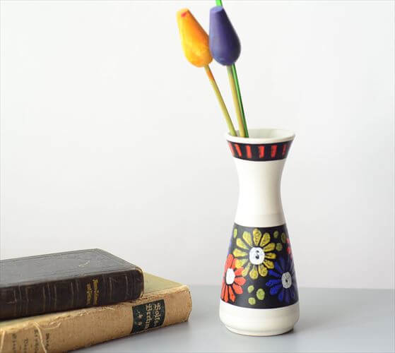西ドイツ製 ヴィンテージ Dumler&Breiden 陶器の花瓶 Fat Lava