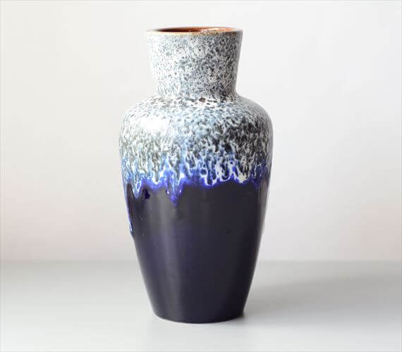 ドイツ製 ヴィンテージ Scheurich Fat Lava Vase 花瓶 花器 ファットラバー ミッドセンチュリー期 フラワーベース アンティーク_250501